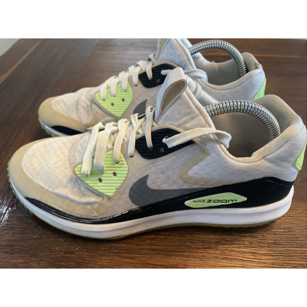 Nike Air Zoom 90 IT Golf Shoes White Volt Black 844648 101 Women's Size 9